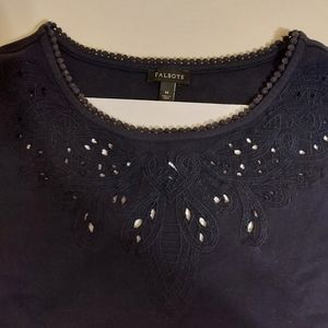 Talbott Sleeveless Embroidered Dress